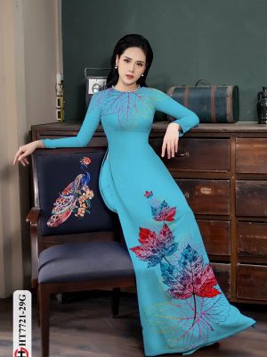 vai ao dai hinh la phong (8)